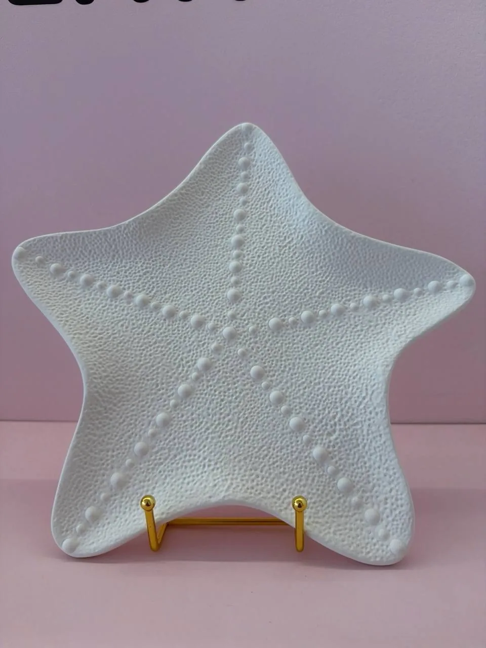 Plato estrella de mar